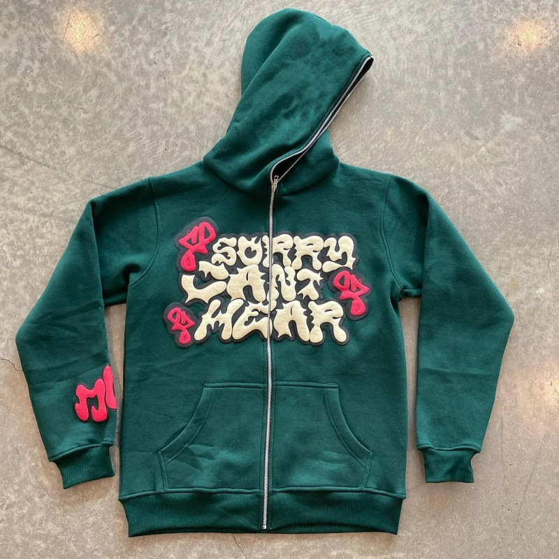 Sudaderas con capucha con crem - Street Fashion Zip Up Hoodie reseña y precio