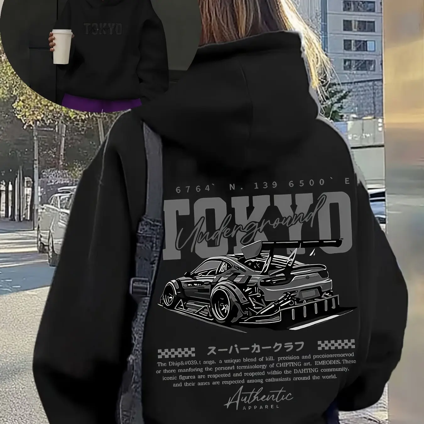 Sudadera con Capucha Estilo Ja - Street Fashion Tokyo reseña y precio