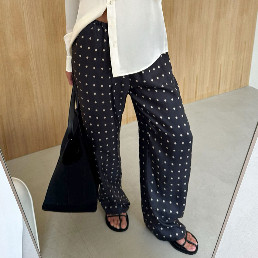 Pantalones Largos Casuales Neg - Street Fashion Fall 2025 reseña y precio