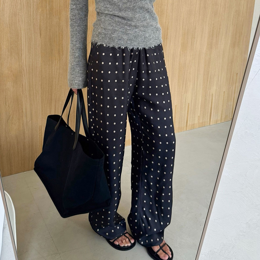 Pantalones Largos Casuales Neg - Street Fashion Fall 2025 reseña y precio