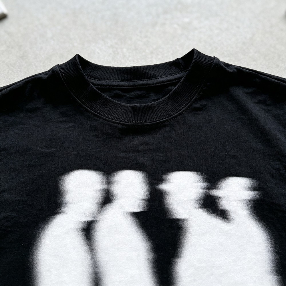 Camiseta con gráfico Blurry Si - Street Fashion Vibes reseña y precio