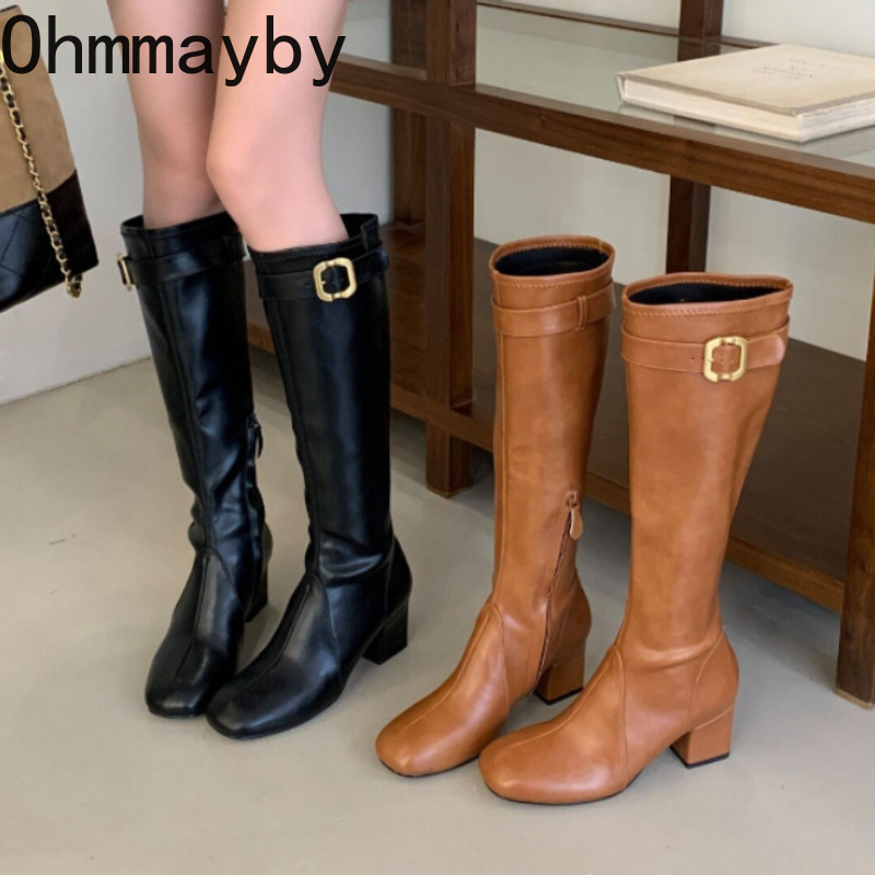 Botas Altas de Mujer Retro con - Street Fashion Rome reseña y precio