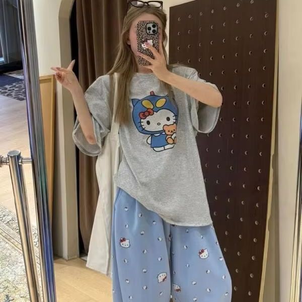 Camiseta de manga corta con es - Street Fashion Tshirt reseña y precio