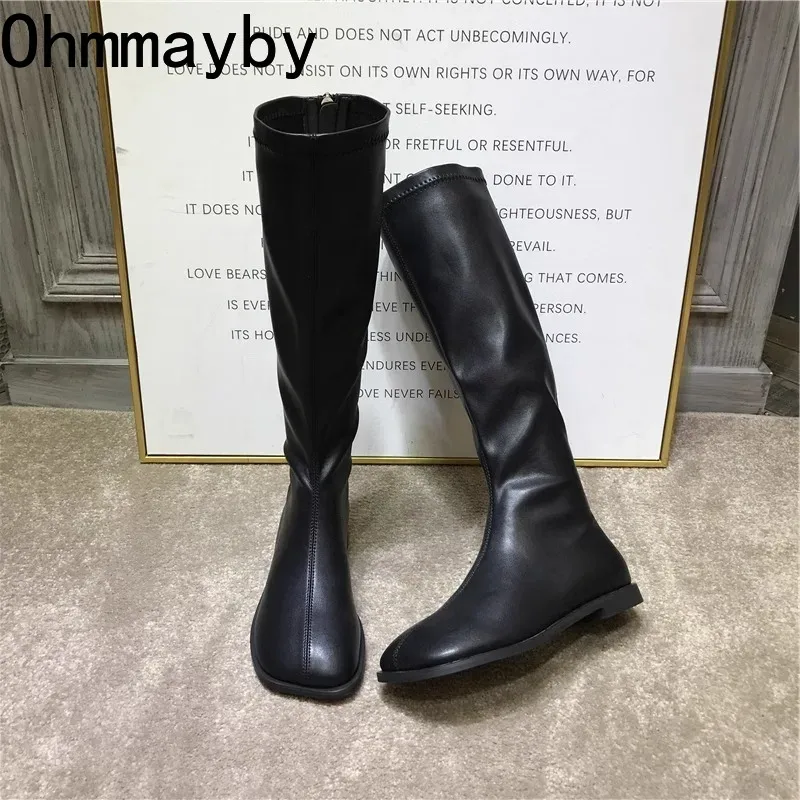Botas hasta la rodilla elástic - Street Fashion Rome reseña y precio