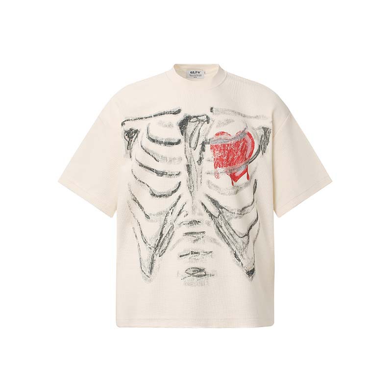 Camiseta de Hip Hop con esquel - Street Fashion Vibes reseña y precio