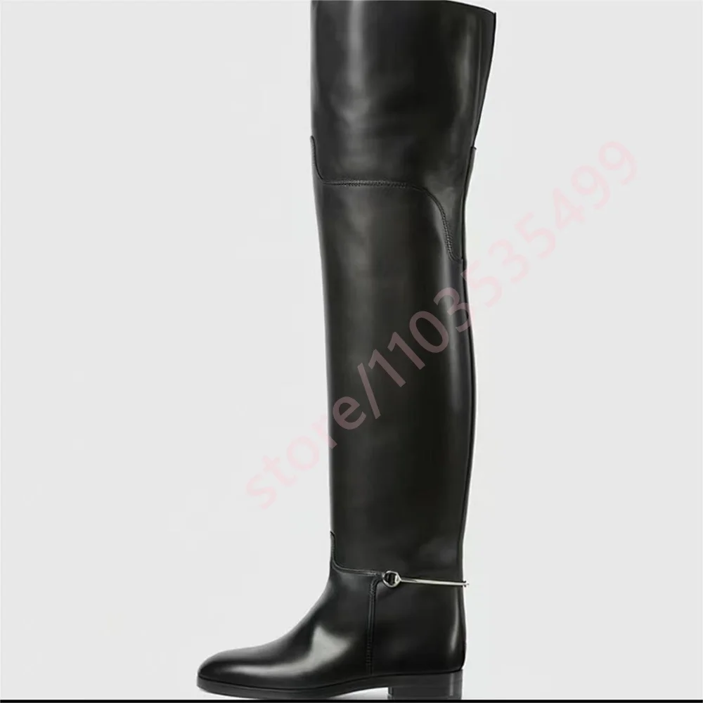 2025 botas de cuero por encima - Street Fashion Lady reseña y precio