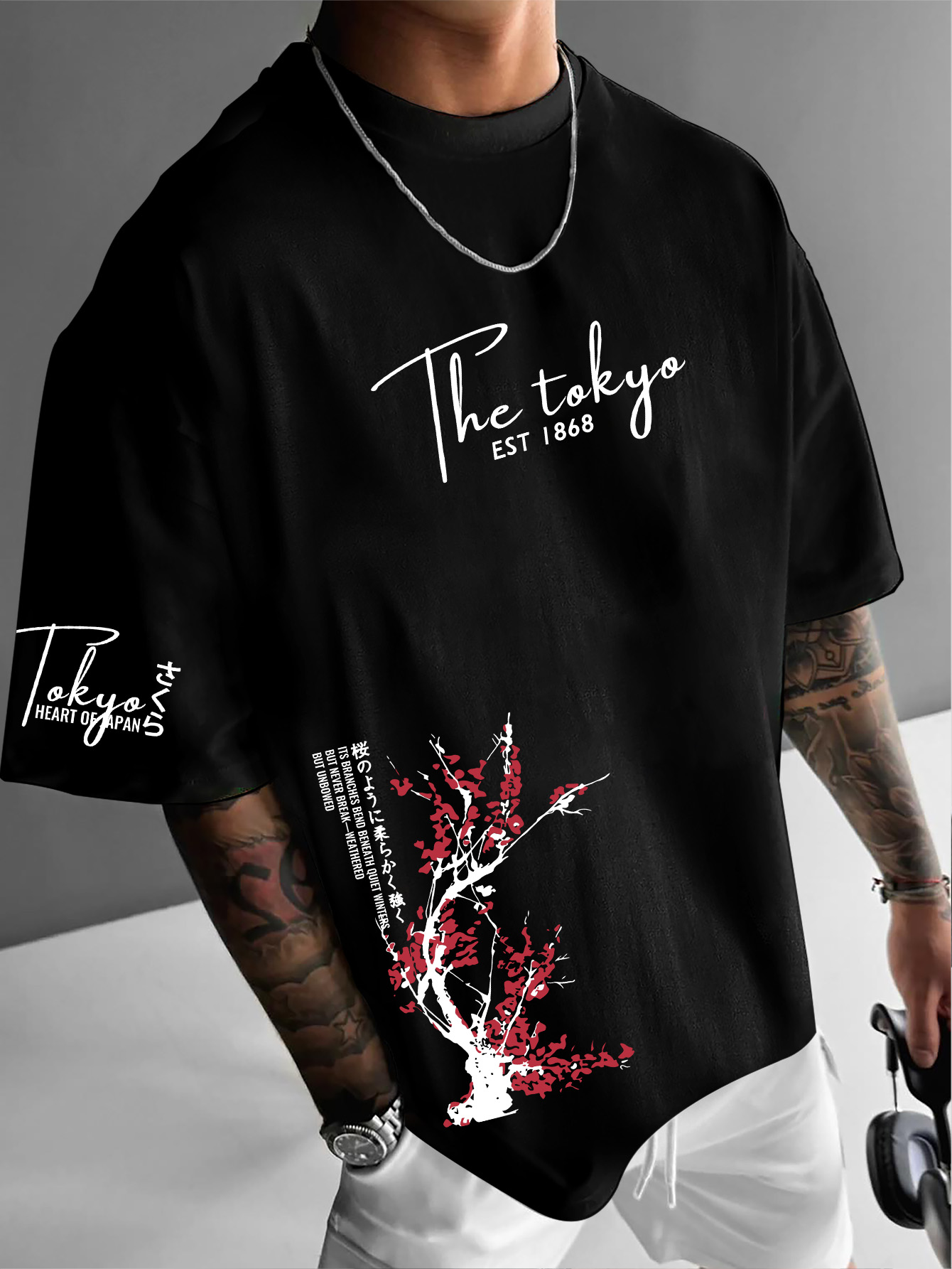 Tokyo EST 1868 Camiseta de Man - Street Fashion Shibuya reseña y precio