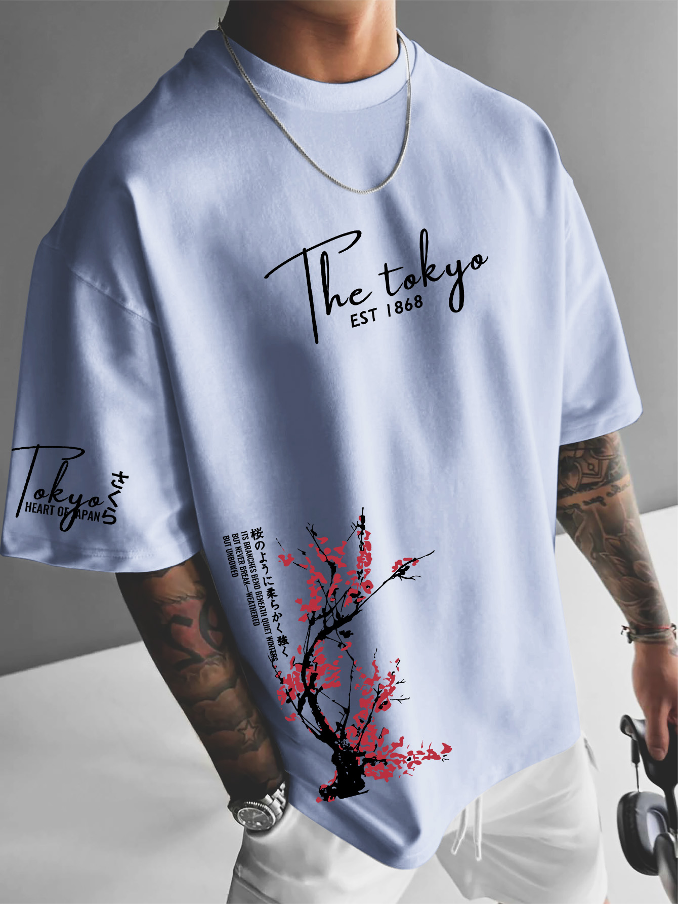 Tokyo EST 1868 Camiseta de Man - Street Fashion Shibuya reseña y precio