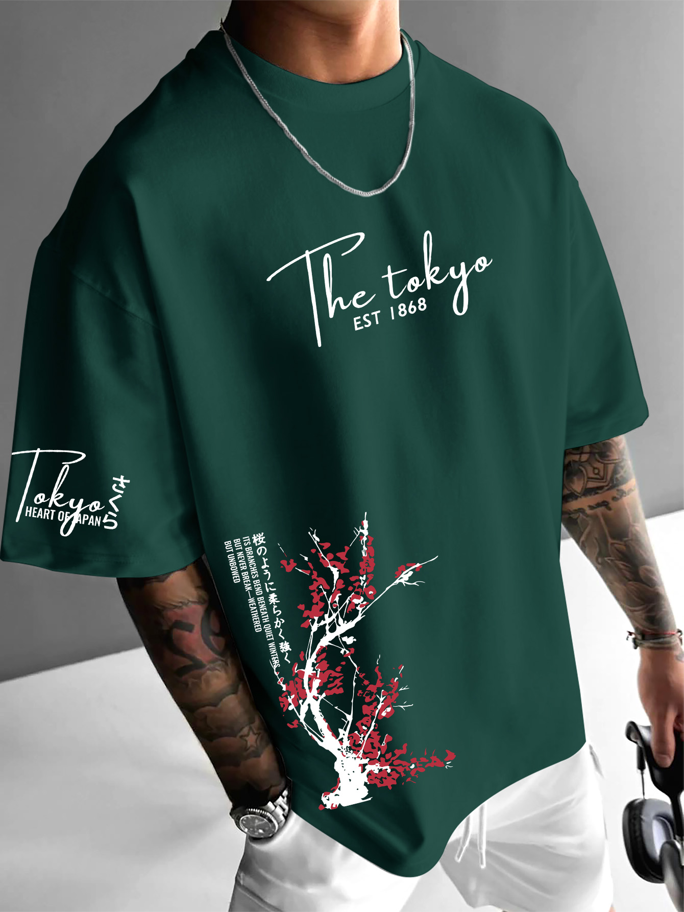 Tokyo EST 1868 Camiseta de Man - Street Fashion Shibuya reseña y precio
