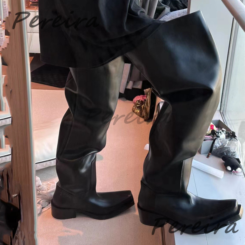 Botas por encima de la rodilla - Street Fashion Rome reseña y precio