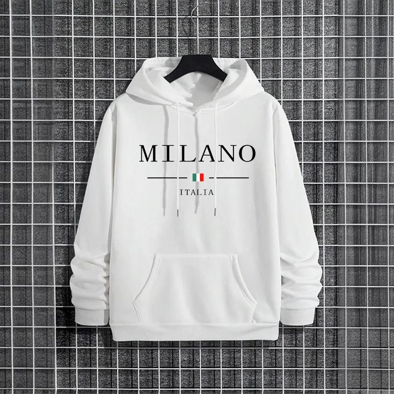Sudadera con Capucha para Homb - Street Fashion Of Milan reseña y precio