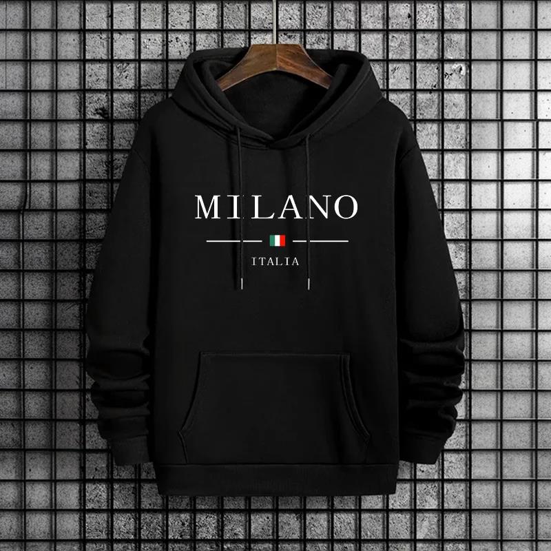 Sudadera con Capucha para Homb - Street Fashion Of Milan reseña y precio