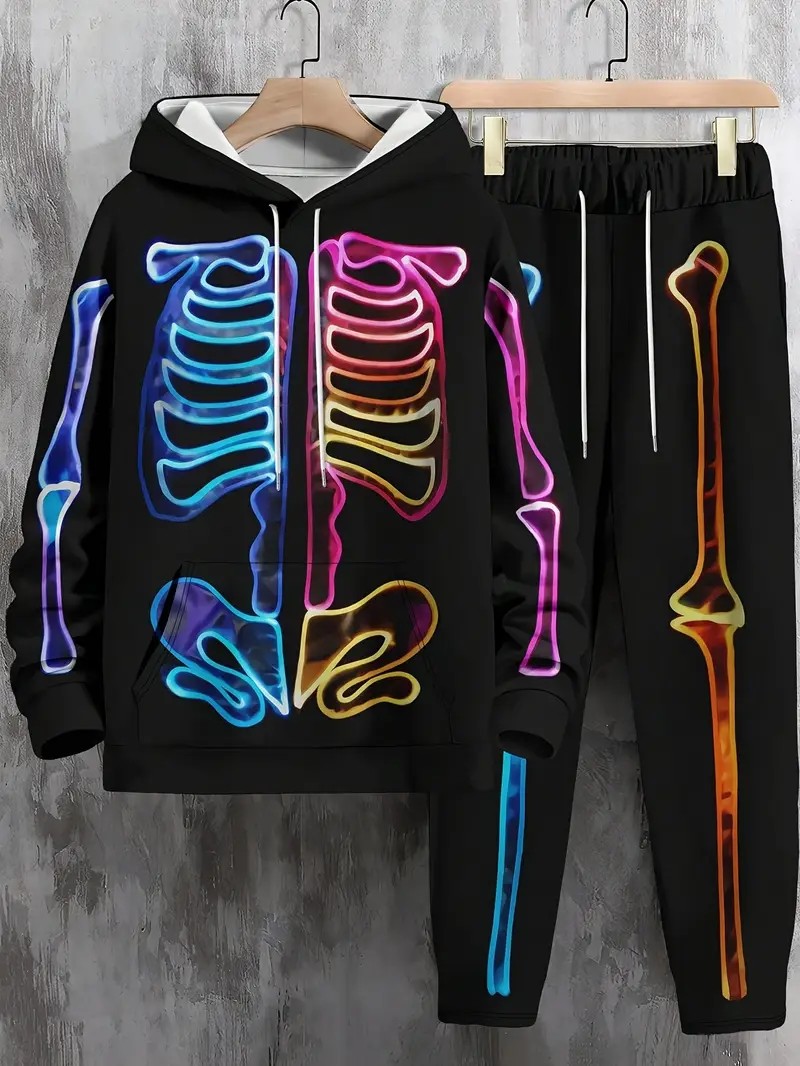 Conjunto de Sudadera con Capuc - Street Fashion In China reseña y precio