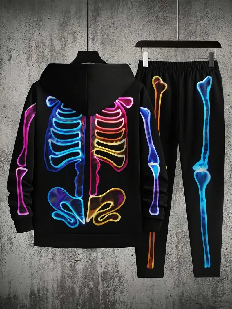 Conjunto de Sudadera con Capuc - Street Fashion In China reseña y precio