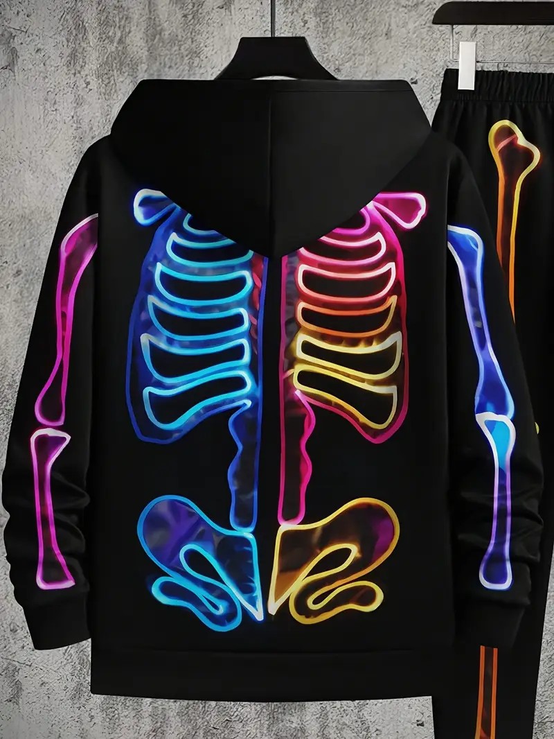 Conjunto de Sudadera con Capuc - Street Fashion In China reseña y precio