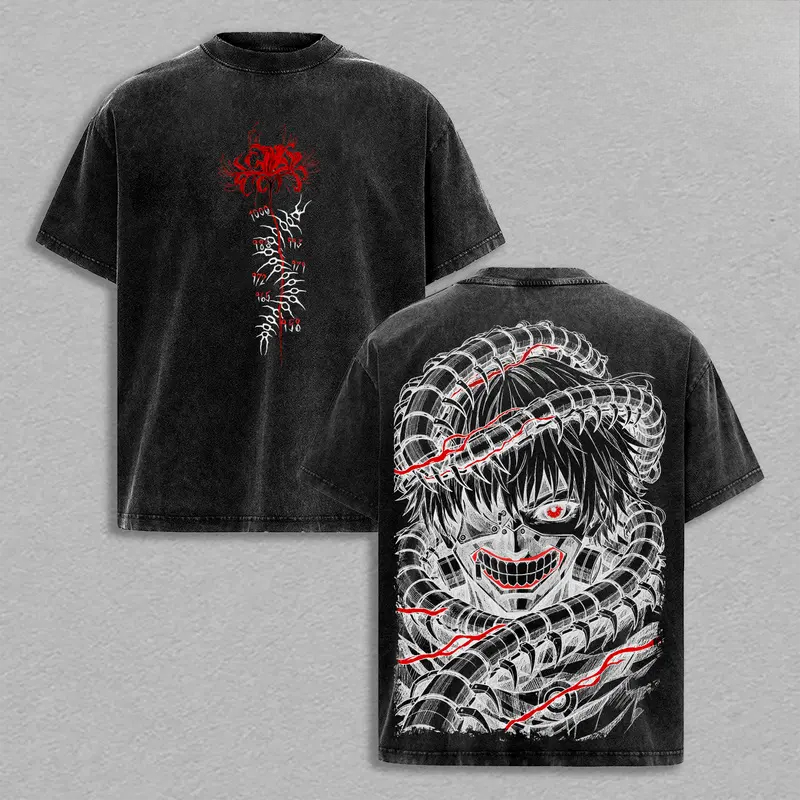 Camiseta Retro Manga Kaneki Ke - Street Fashion Tokyo reseña y precio